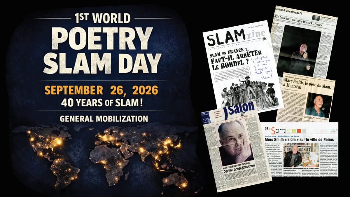 French Declare World Poetry Slam Day