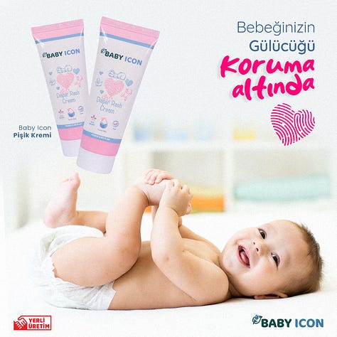 Baby Icon Bebek Bakım Ürünleri Sosyal Medya Tasarımları