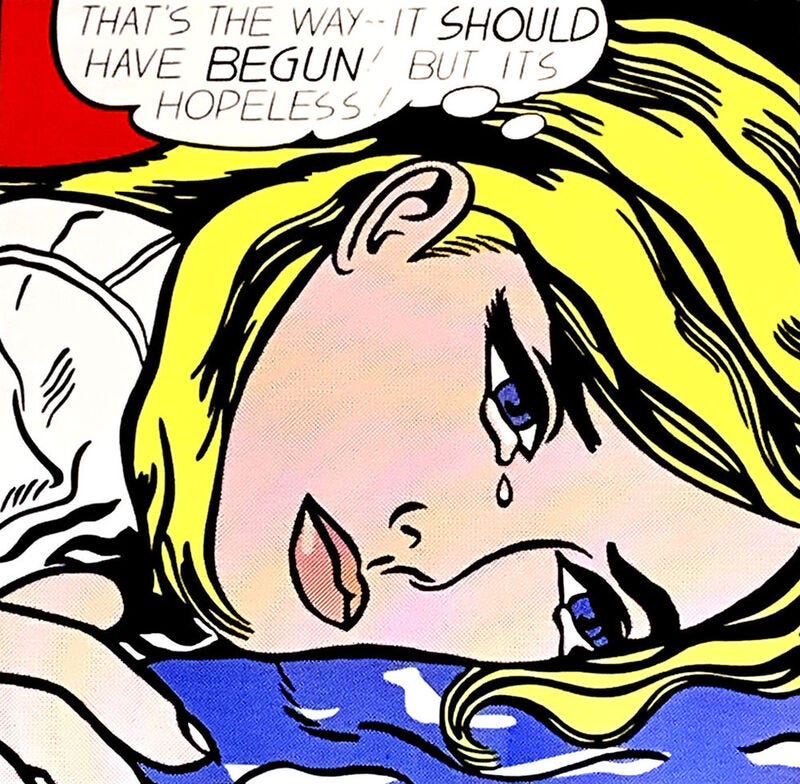 Roy Lichtenstein | That's the Way It Should Have Begun! (ca. 1980) |  Available for Sale | Artsy