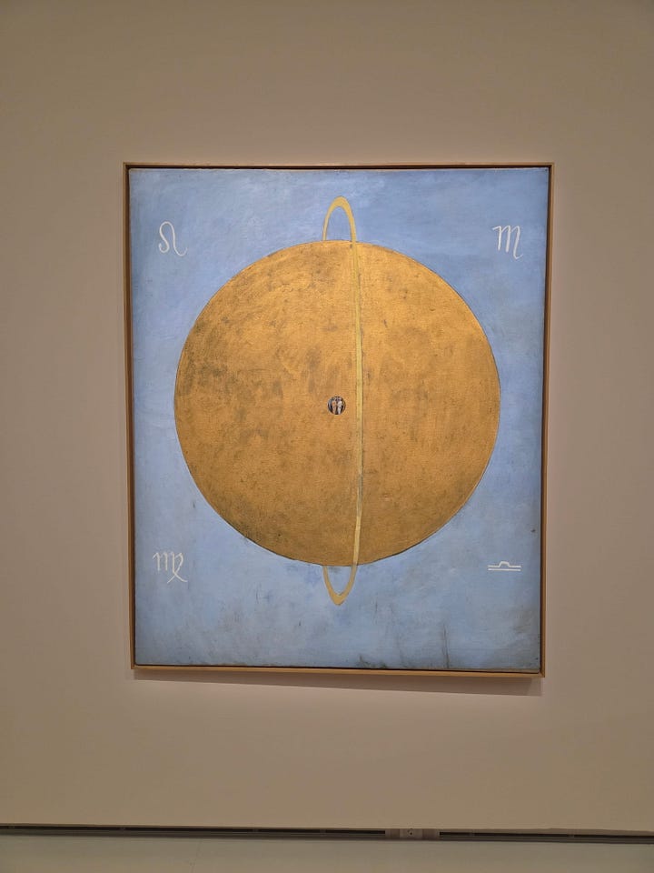 Hilma af Klint Exhbition in Grand Palais in Paris