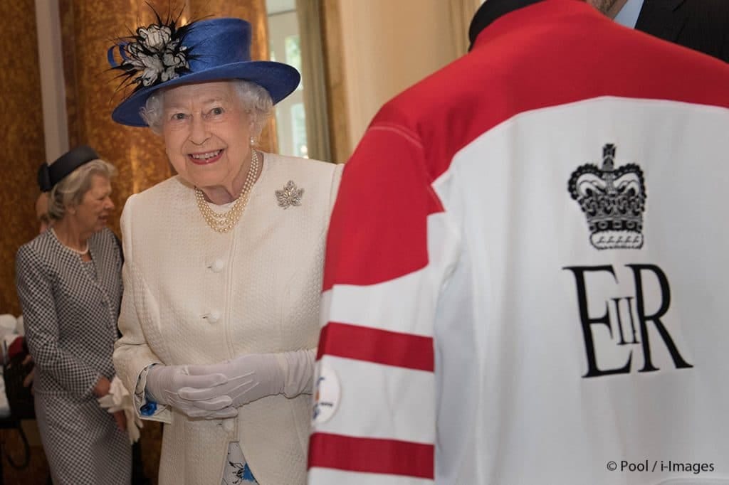 Queen Elizabeth II Canadian Maple Leaf Brooch Canada House July 2017