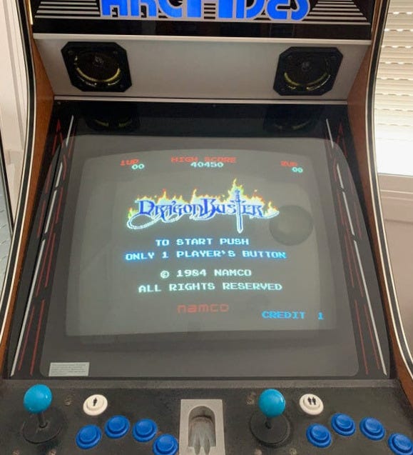 Dragon Buster, Namco's arcade dragon-slaying loop