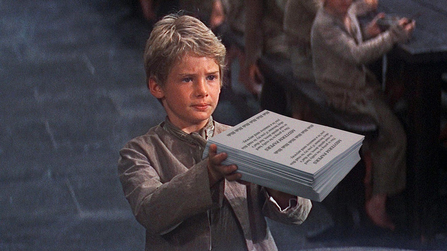 kid with papers
