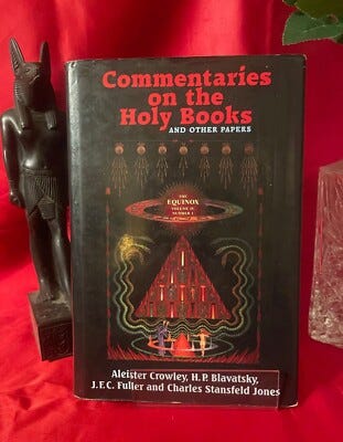 Commentaries on the Holy Books and Other Papers - Crowley, Blavatsky RARE  OCCULT | eBay UK