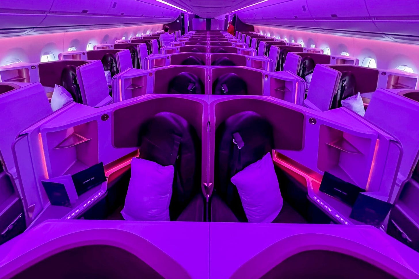 An in-depth review of the Upper Class suites aboard the Virgin Atlantic Airbus A350 - The Points Guy An in-depth review of the Upper Class suites aboard the Virgin Atlantic Airbus A350 - The Points Guy
