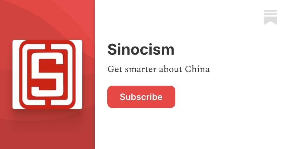 Sinocism | Bill Bishop | Substack