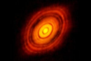 ALMA image of the protoplanetary disc around HL Tauri Credit: ALMA (ESO/NAOJ/NRAO)