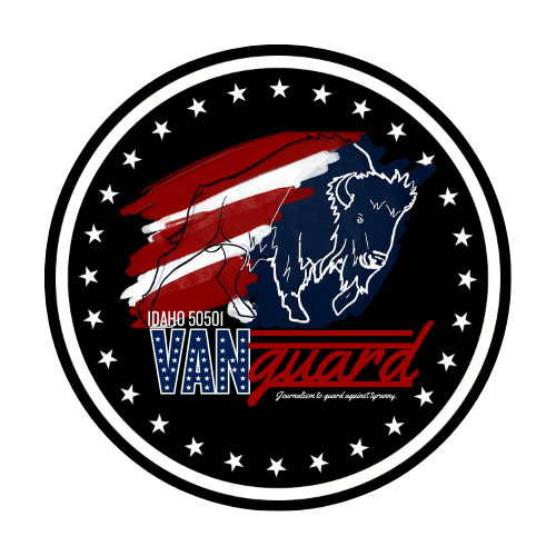 The Idaho Vanguard with Idaho 50501 logo
