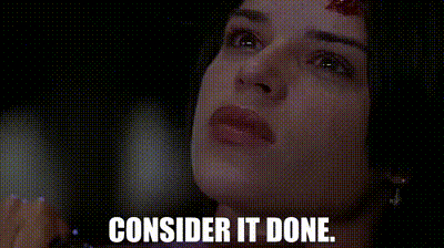 Image of Consider it done. Image of Consider it done.