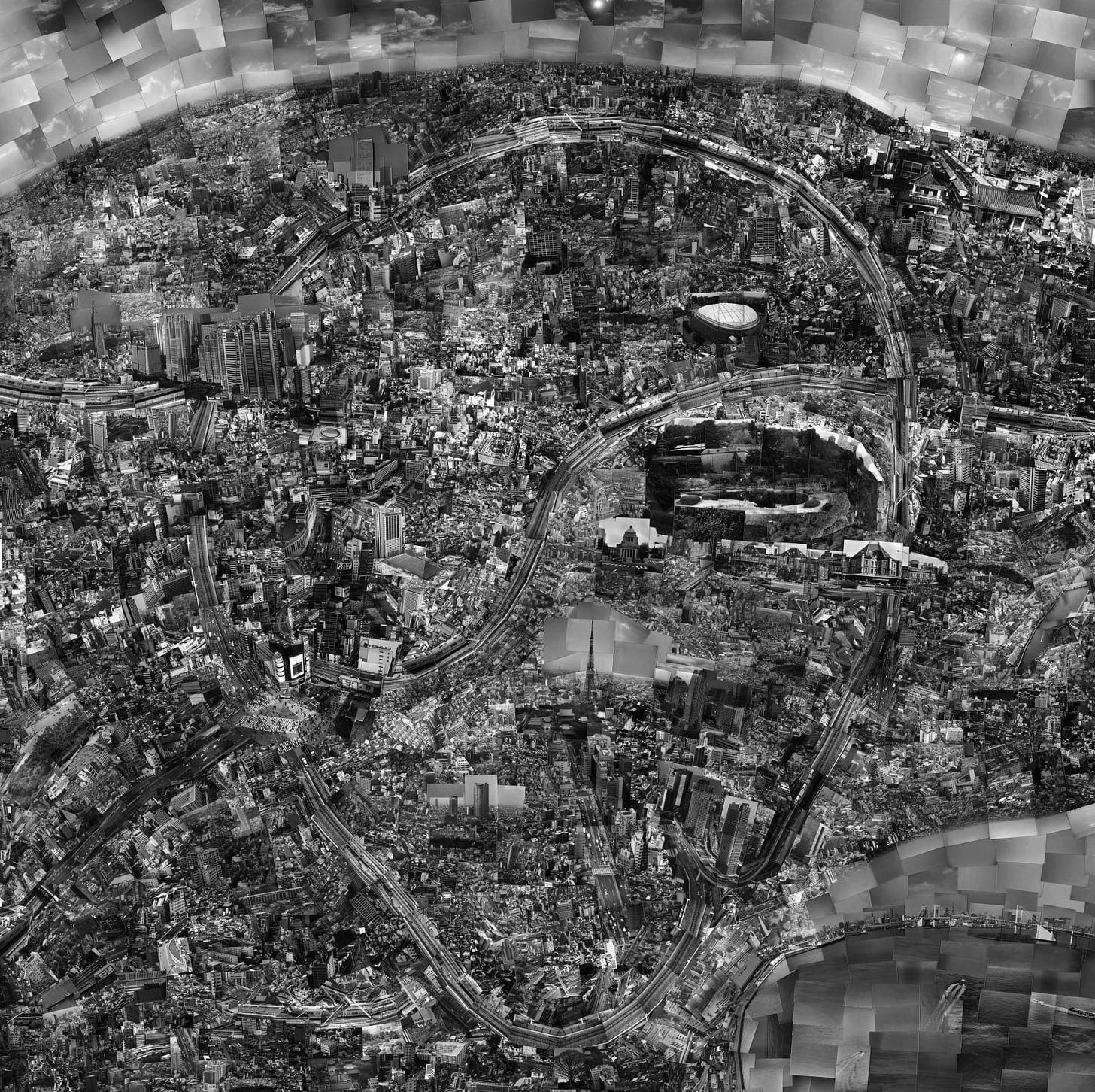 Sohei Nishino, Diorama Map Tokyo, 2004