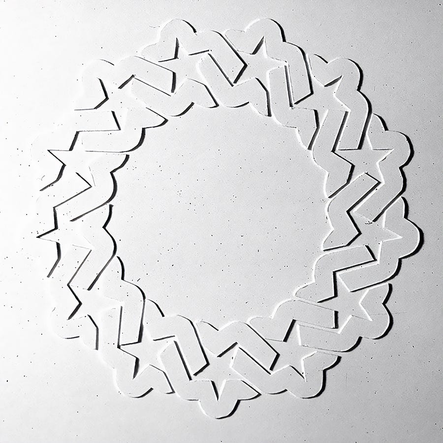 Lance Wyman & Bill Cannan's 1973 logo for the Bicentennial Council of the 13 Original States