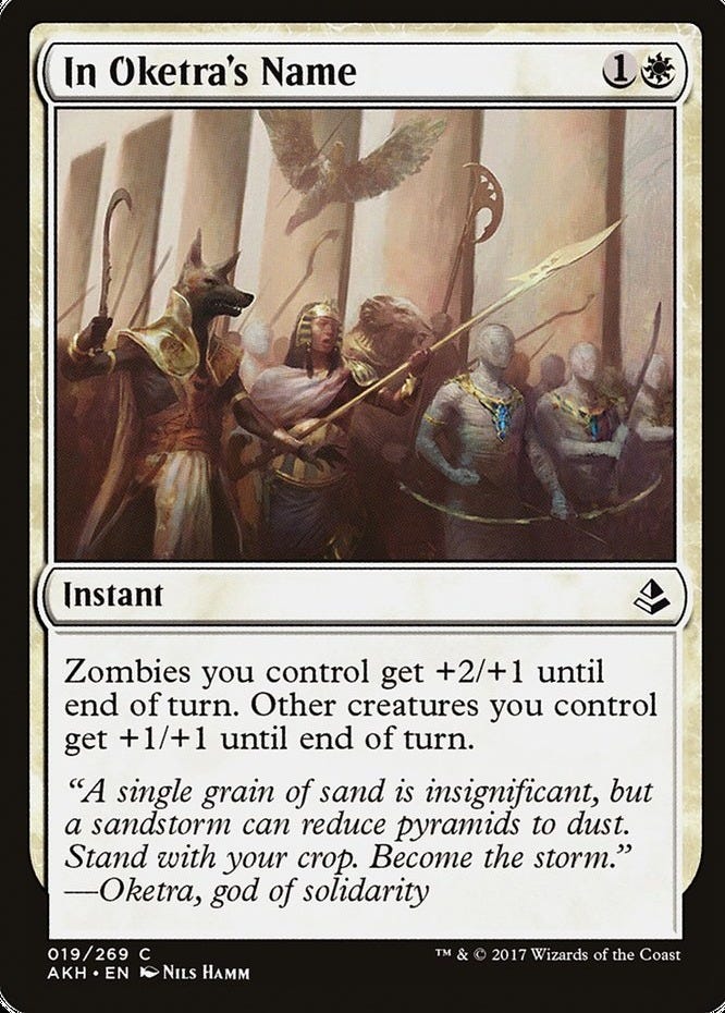 In Oketra's Name (Amonkhet #19)