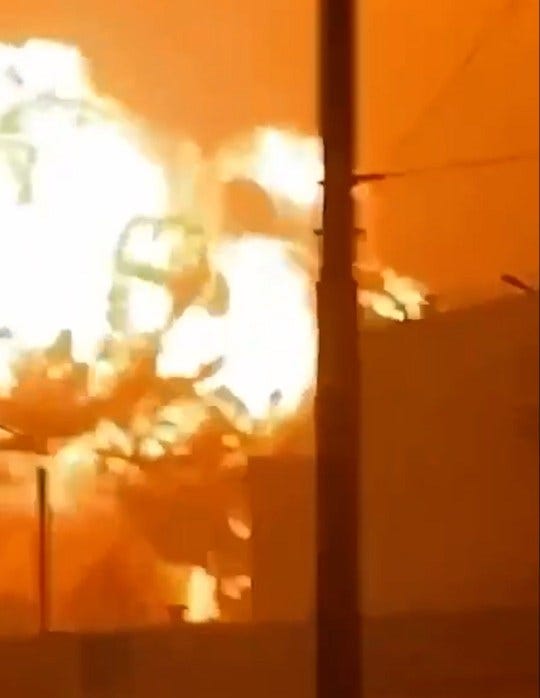 factory explosion in Russia NO CREDIT