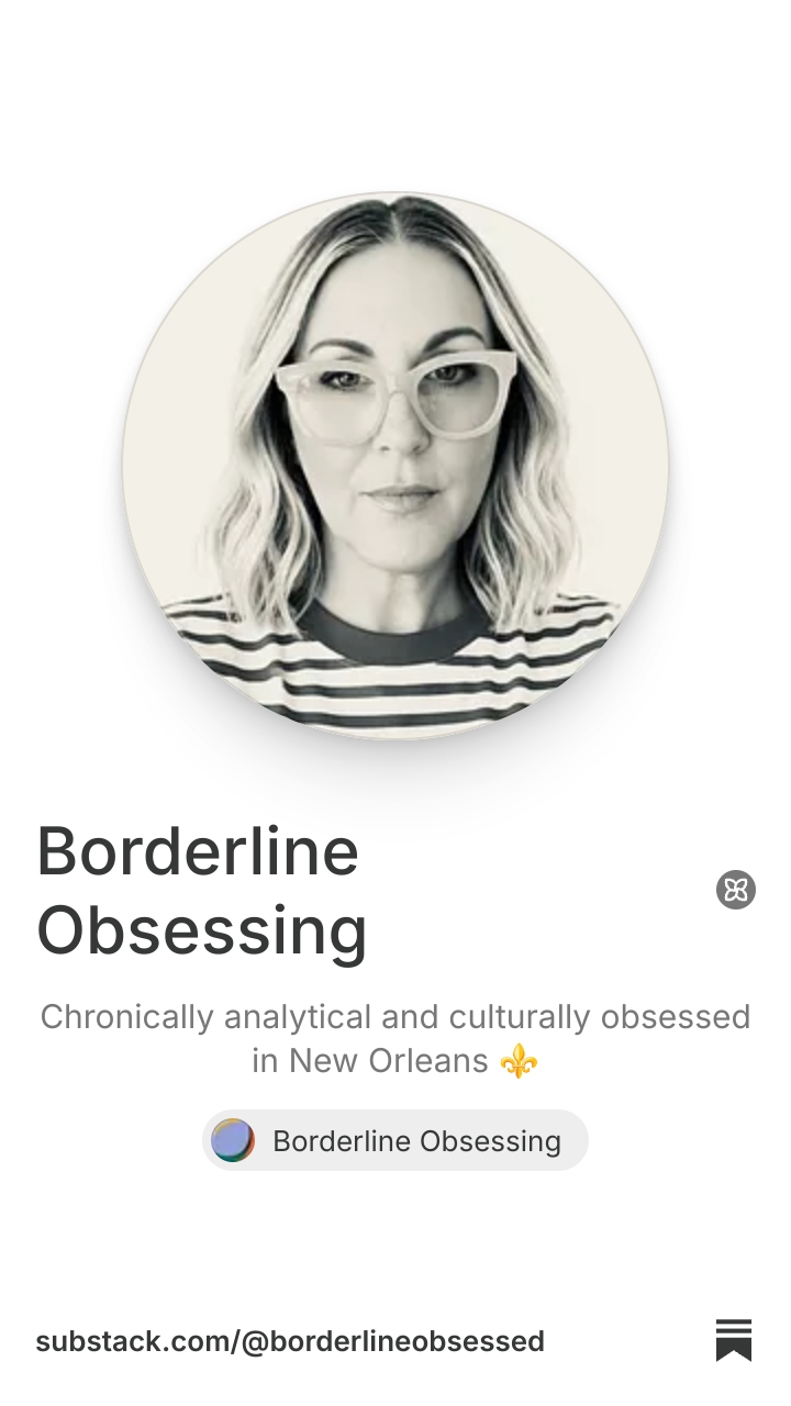 Borderline Obsessing | Substack