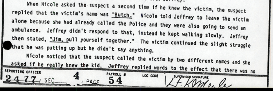 r/TrueCrimeCaseReopened - ‘Butch’ then ‘Jim pull yourself together’