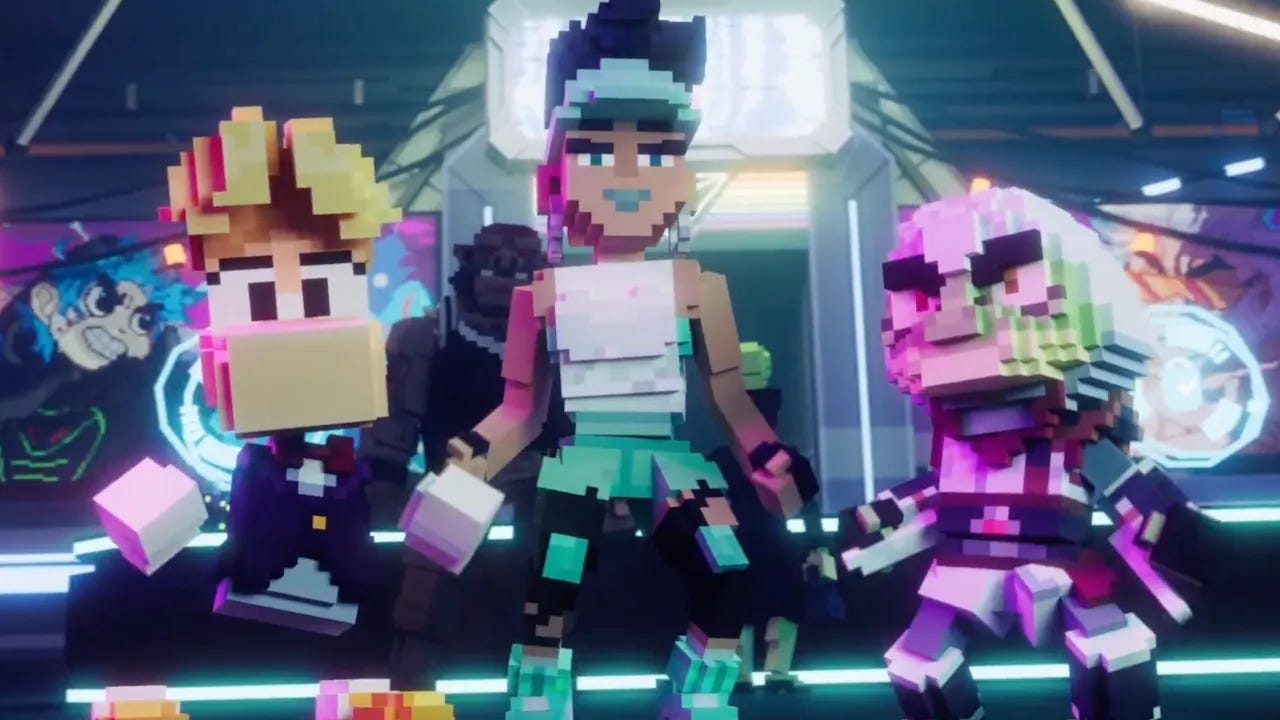 "Captain Laserhawk" avatars in The Sandbox. Image: The Sandbox