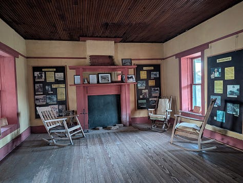 old cabin inside view