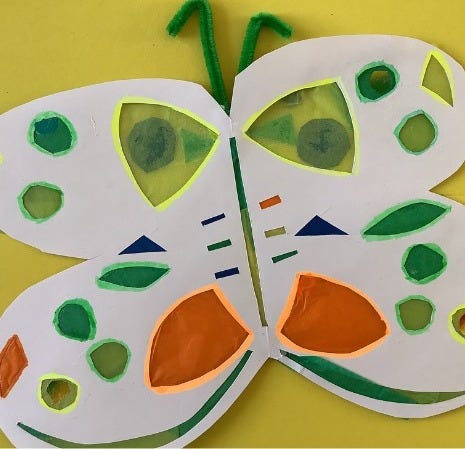 May be an image of text that says "III Butterfly Craft Friday 30 May 2.30-3.30p For kids 5yrs+ Booking Essential Essential"