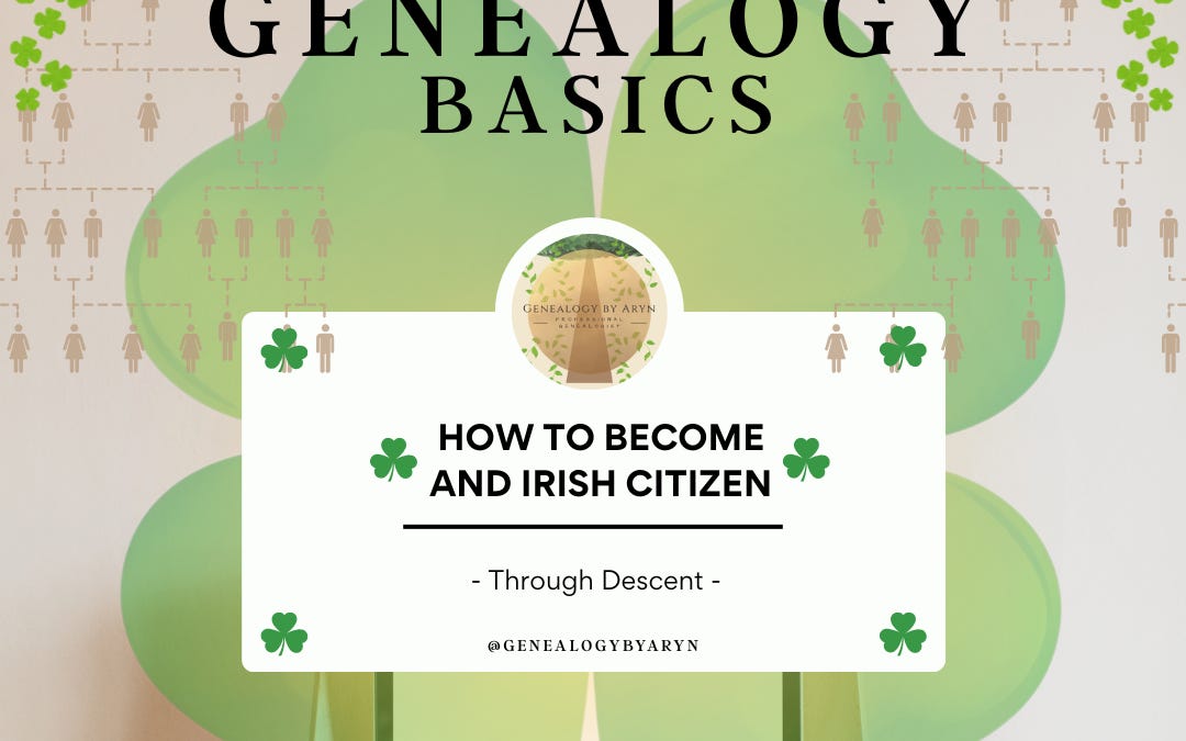 How to Become an Irish Citizen - by Aryn Youngless