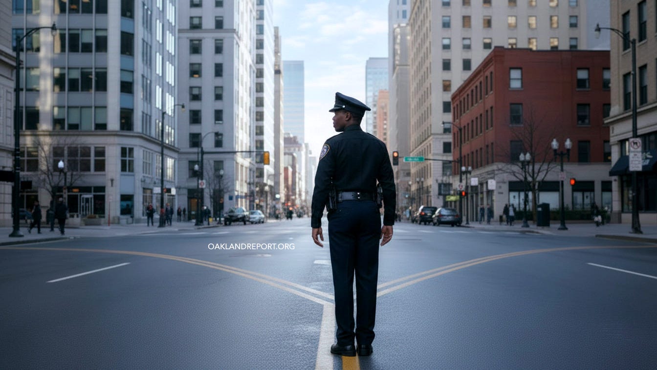 The Council Rules and Legislation Committee will review a charter reform measure that, if approved by Oakland voters this November, would be the most significant overhaul of the Oakland Police Commission since its inception a decade ago. (Image source: Oakland Report / Adobe Stock)