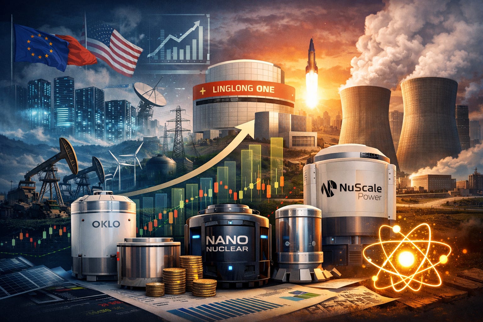 Preview illustration for AI, Climate, and the Nuclear Investment Thesis