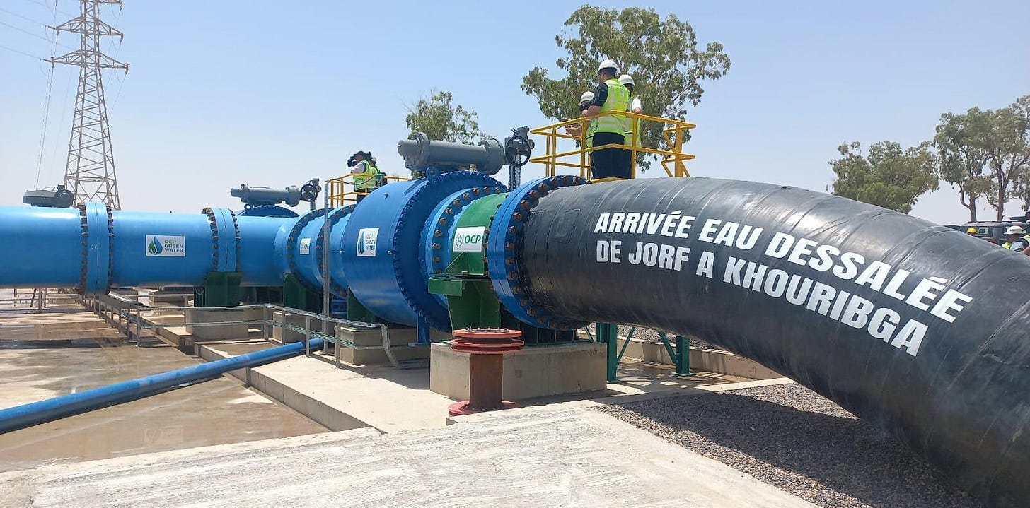 Morocco launches longest desalinated water pipeline to power world's  largest phosphate mine | CediRates