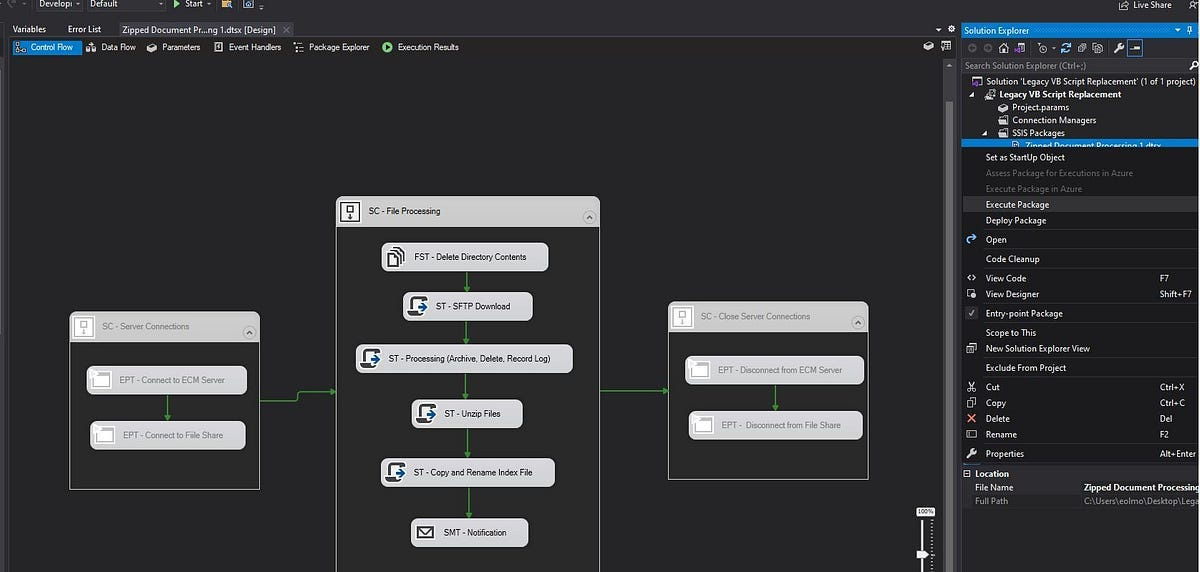 Using a Send Mail Task to Send out Notifications in SSIS