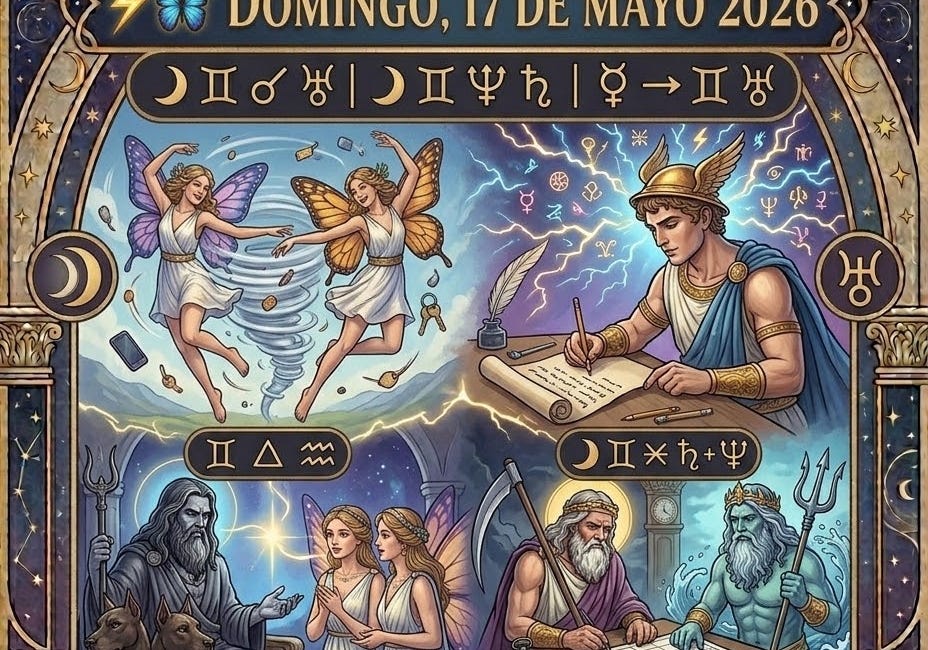 ⚡🦋 DOMINGO, 17 DE MAYO 2026