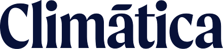 logo de climática en color azul oscuro