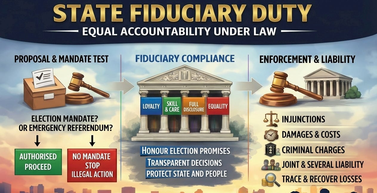 Fiduciary Government — Make Government Accountable Like the Private Sector, and They Will Work. | Knowledge is Power