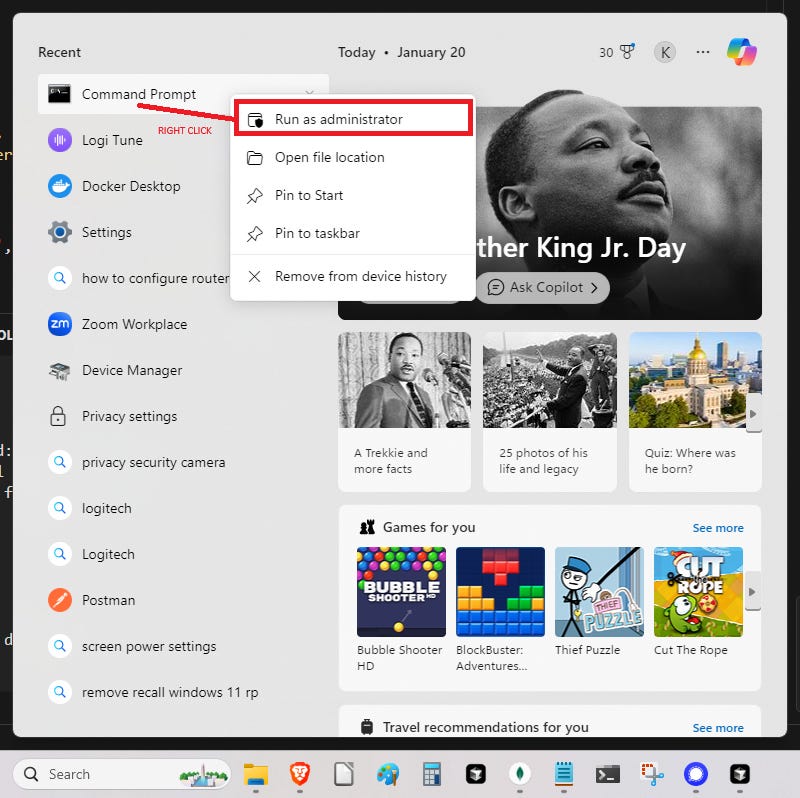 Recall Command Part 1 - BEST PRACTICES ON AI: Microsoft Recall Defense