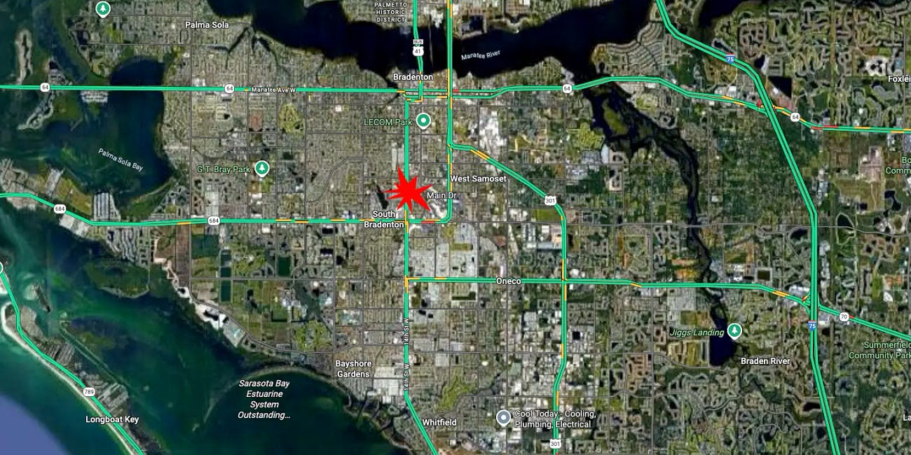 Bicyclist Killed in Crash with SUV on U.S. 41 in Bradenton