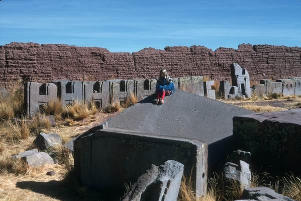 Overview of Puma Punku in Bolivia