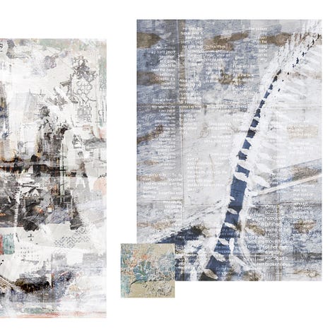 Heavy Cloud – aerial collage works