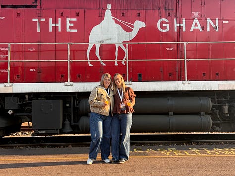 On board The Ghan, July 2026