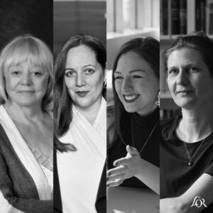 Four femtech experts at Heartland Festival.