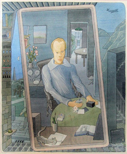 Portrait of Eno with Allusions Portrait of Eno with Allusions