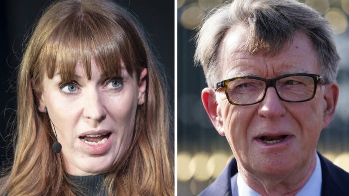 Angela Rayner hits back at Peter Mandelson over Labour's worker rights  pledges