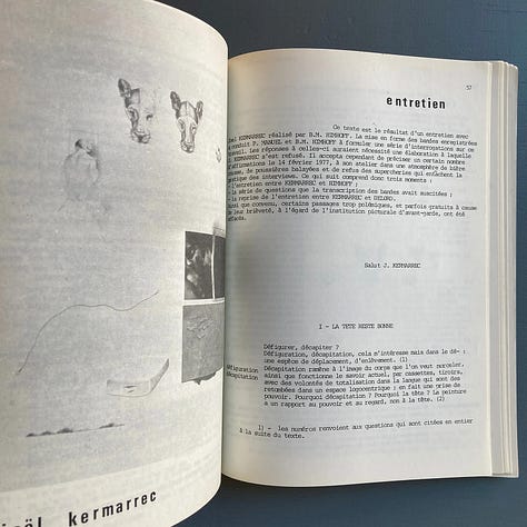 «erres» – scènes/textes/réseaux, No. 3-4, Summer/Autumn 1977 [Saint-Martin Bookshop, Bruxelles-Brussel]