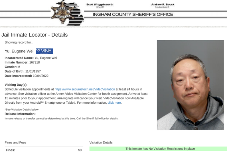 Election Watch / Konnech The Dots: Chapter 2: Who Is Eugene Yu? 'A Flight Risk'
