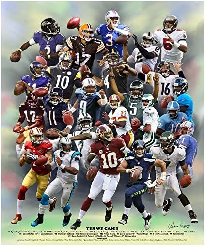 Amazon.com : Yes We Can! (A Tribute to Black NFL Quaterbacks) by ... Amazon.com : Yes We Can! (A Tribute to Black NFL Quaterbacks) by ...