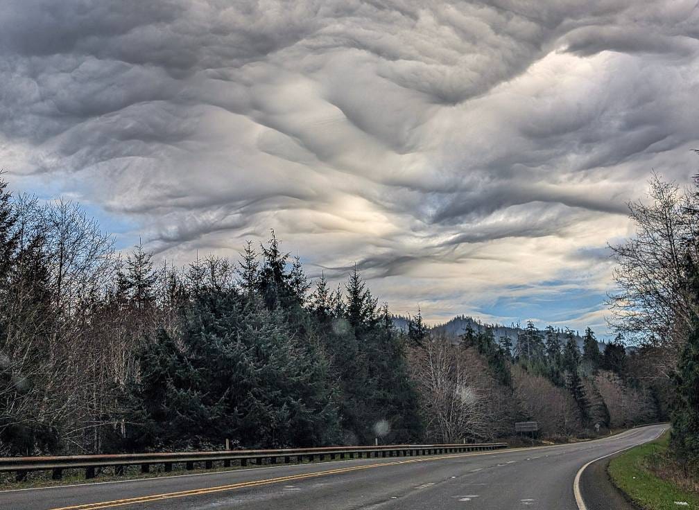 May be an image of cloud, road and nature