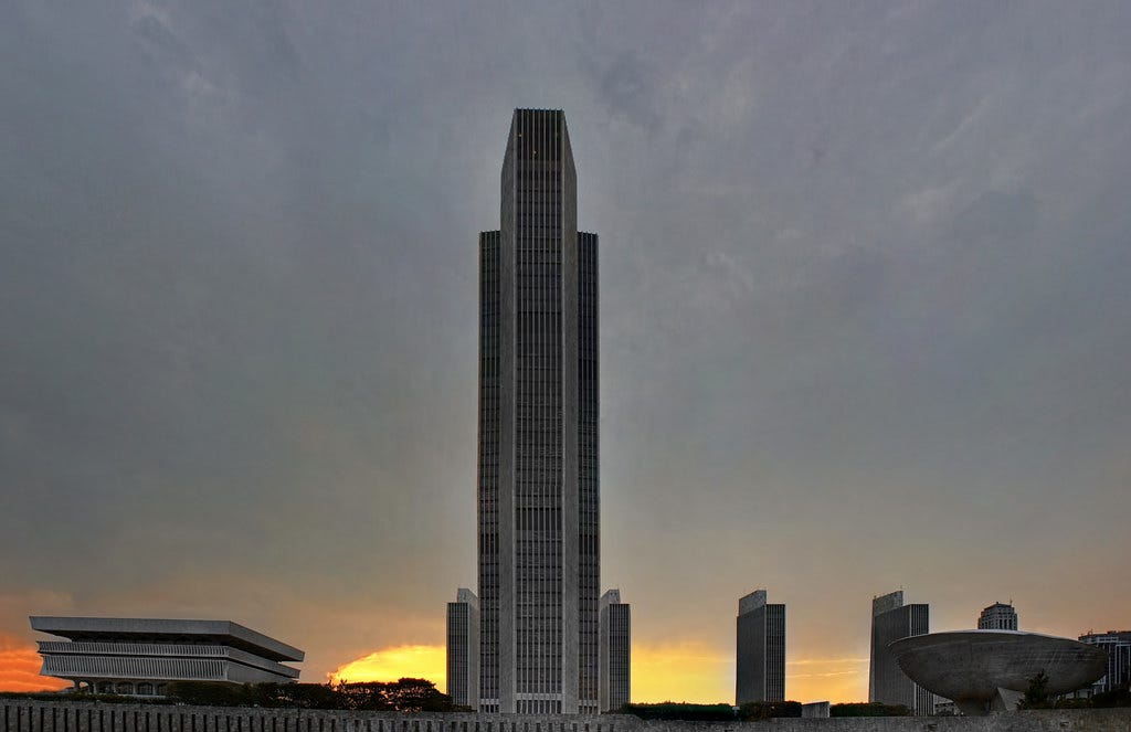 Albany N.Y. - Empire State Plaza | The eastern elevation of … | Flickr