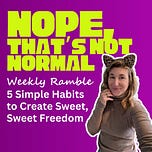 Nope, That's Not Normal