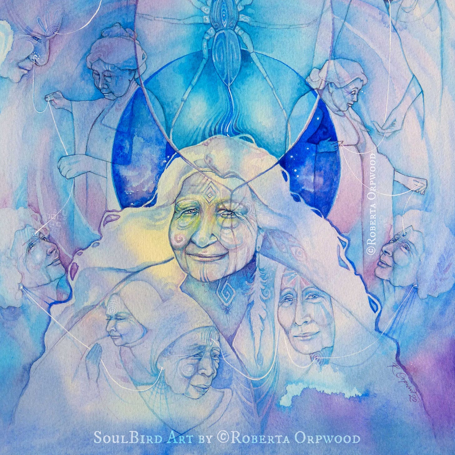 Ancestral Healing Wisdom Shamanic A3 Art Print | Art, Art prints ...