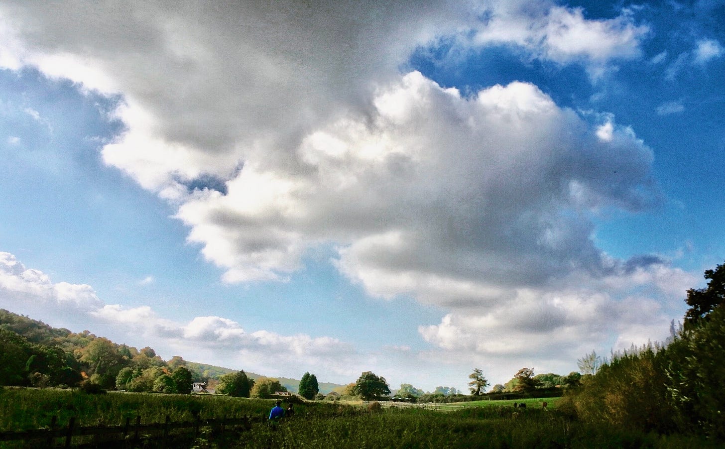 A big sky with broody clouds