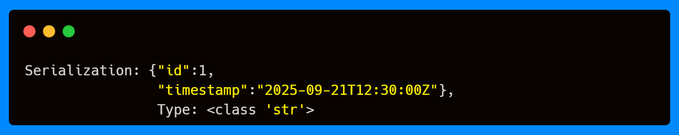 Model Dump JSON Serialization Model Dump JSON Serialization