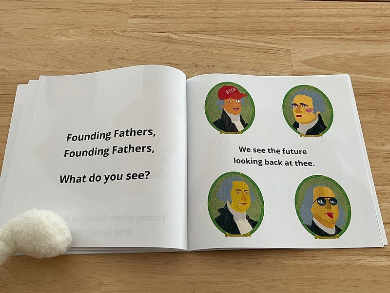 A page from the book, Billionaire, Billionaire, What Do You Steal?