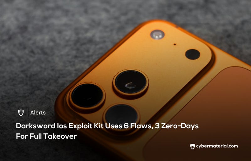 Darksword iOS Exploit Kit Utilizes Six Vulnerabilities, Including Three Zero-Days, for Complete System Control
