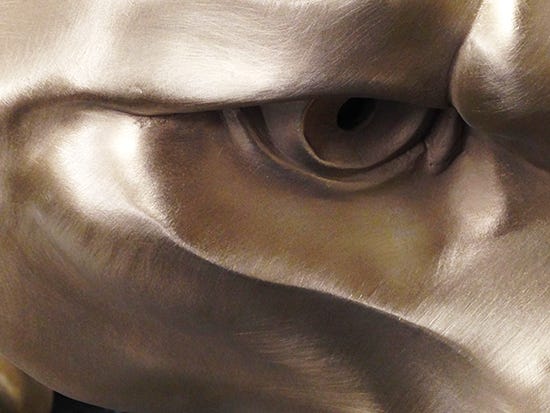 Cougar, detail.© John Hulsey photo of bronze cougar detail, by John Hulsey